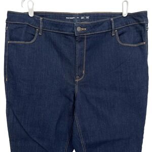 OLD NAVY Women High Rise Skinny Stretch Blue Denim Jeans Plus Sz 22 (44x28) NWOT